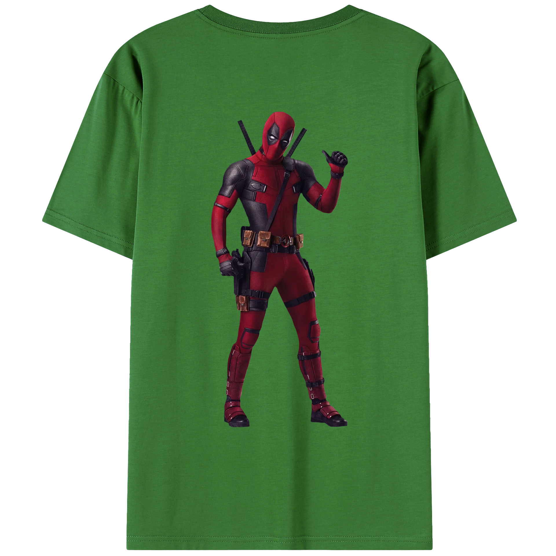 （画像用） Deadpool デッドプール レディース半袖Tシャツ(バックプリント)
